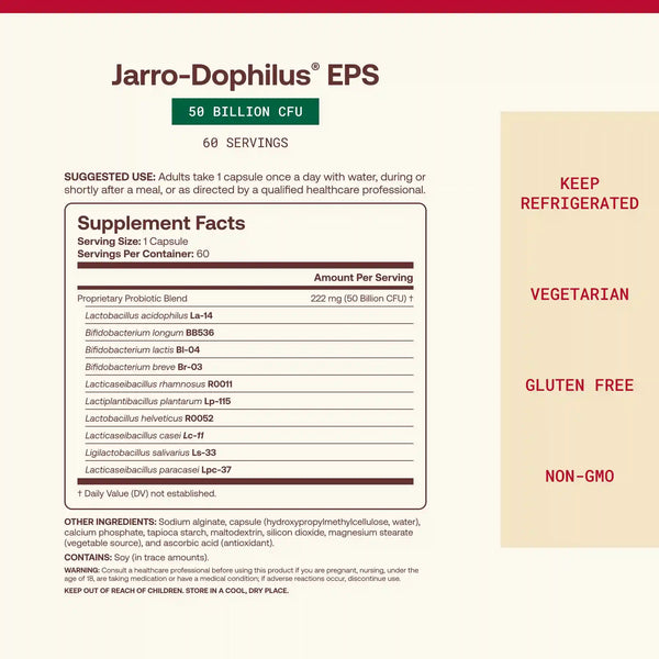 Jarro-Dophilus® Ultra Gut Rescue - 50 Billion CFU (Refrigerated)