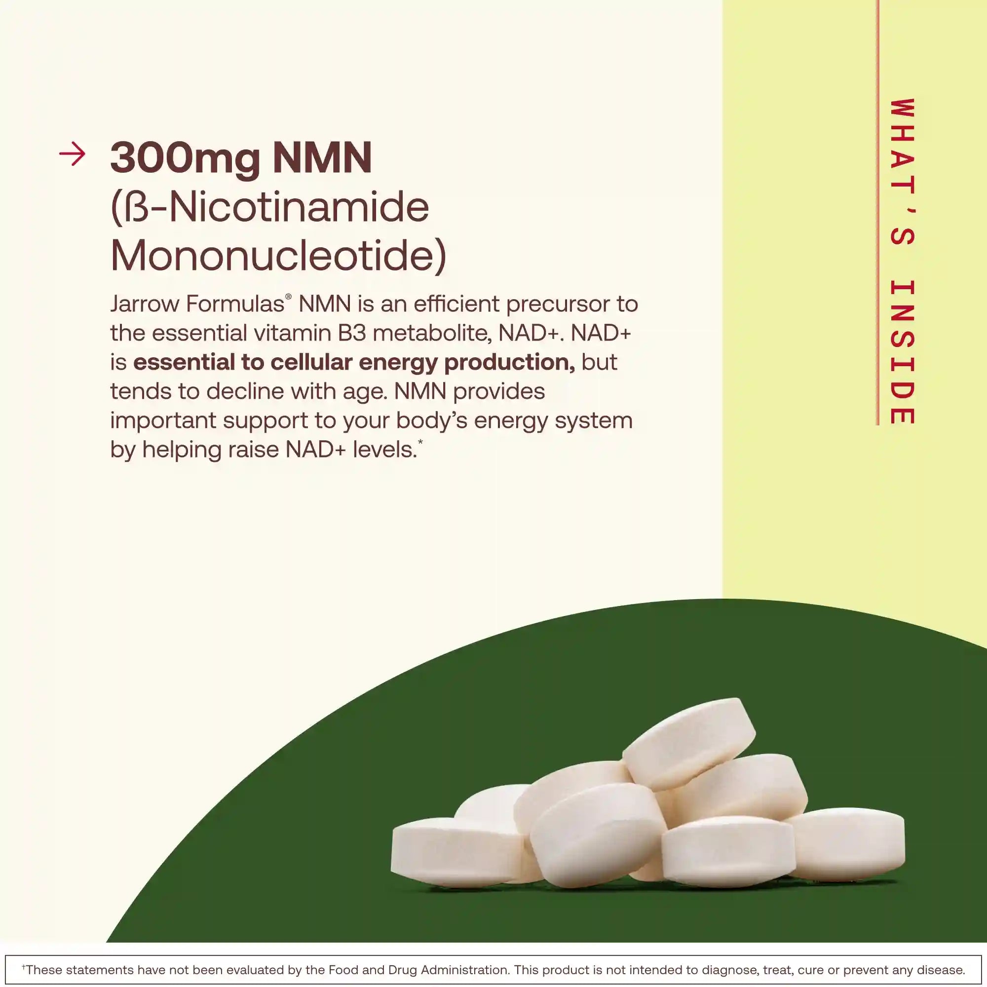 NMN NAD+ Precursor, 300 mg Secondary image