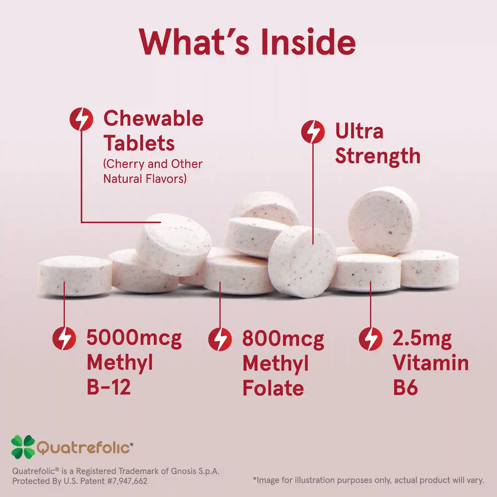 Methyl B-12 & Methyl Folate Cherry