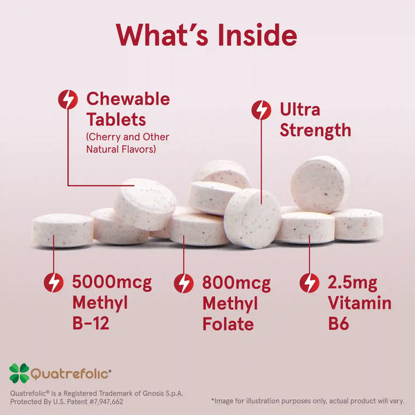 Methyl B-12 & Methyl Folate Cherry