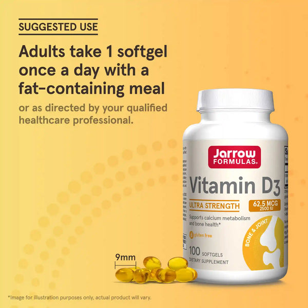 Vitamin D3 - 2500IU (2-Pack)