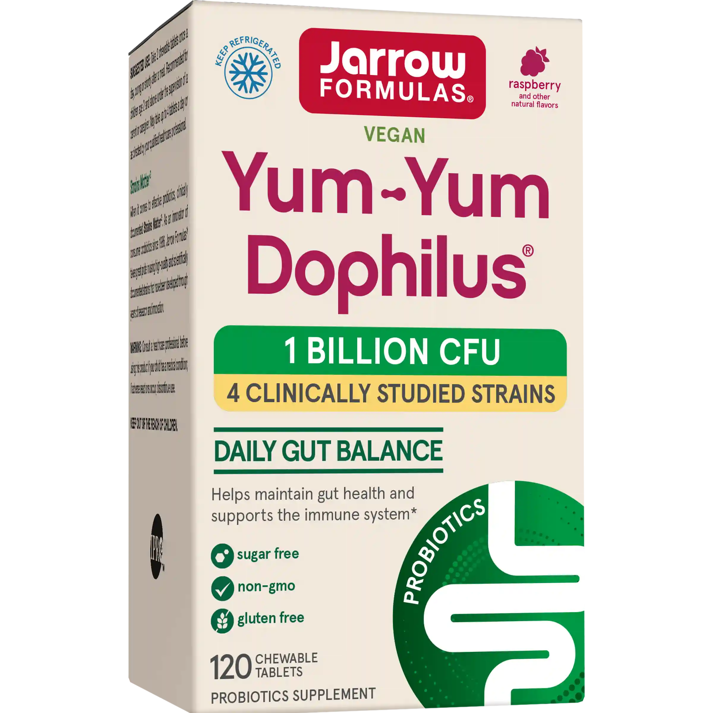 Yum-Yum Dophilus® Natural Raspberry - 1 Billion CFU Secondary image