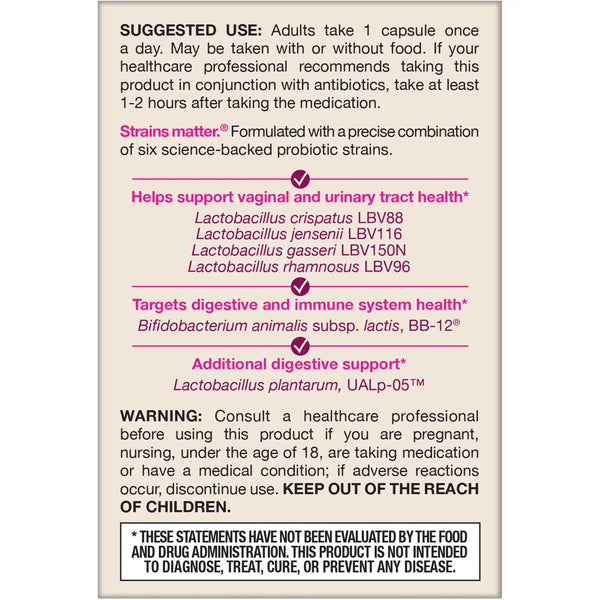 Fem-Dophilus® Advanced - 10 Billion CFU (Refrigerated)