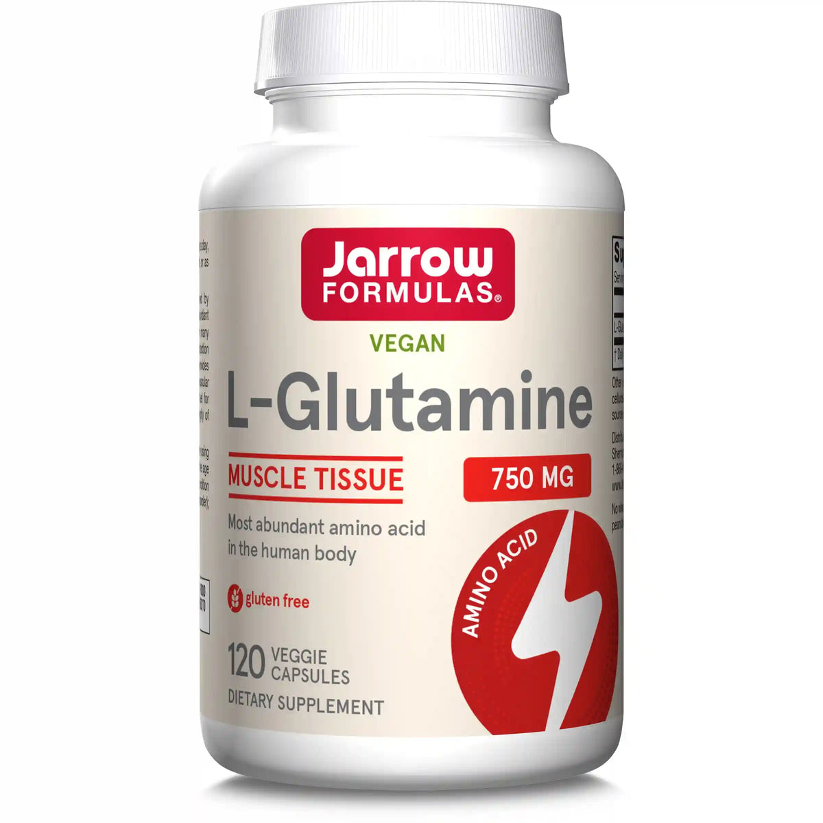 L-Glutamine - 750mg Veggie Capsules Main image