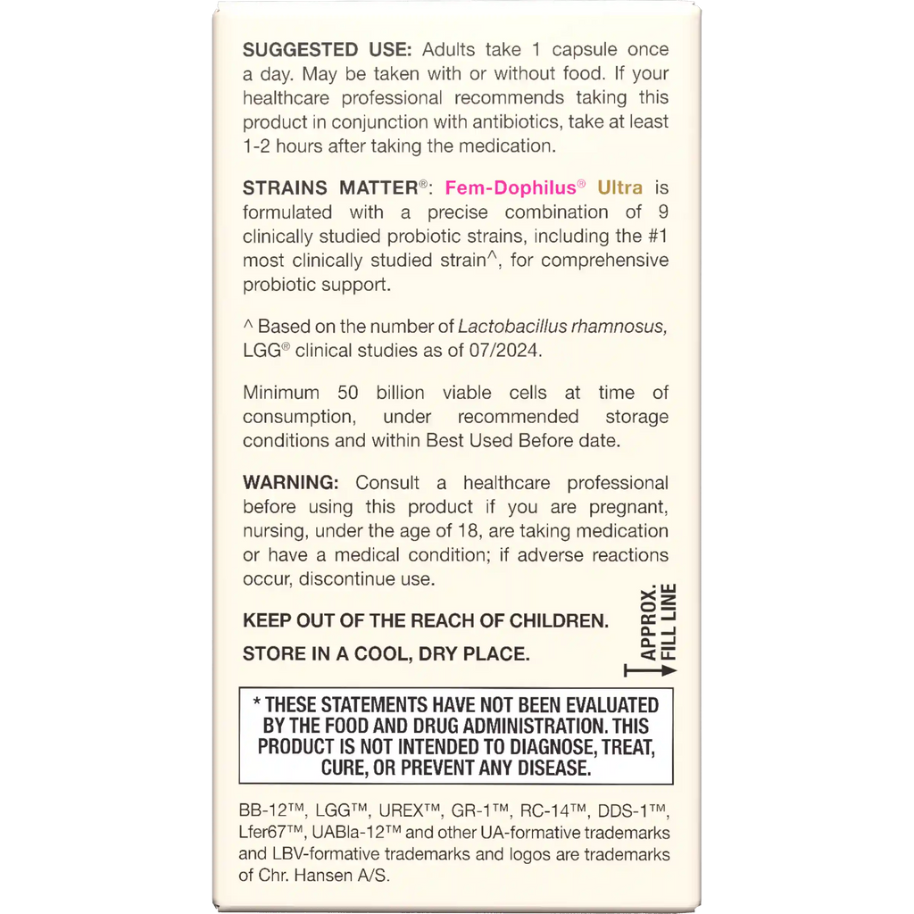 Fem-Dophilus® Ultra - 50 Billion CFU