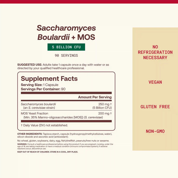 Saccharomyces Boulardii + MOS